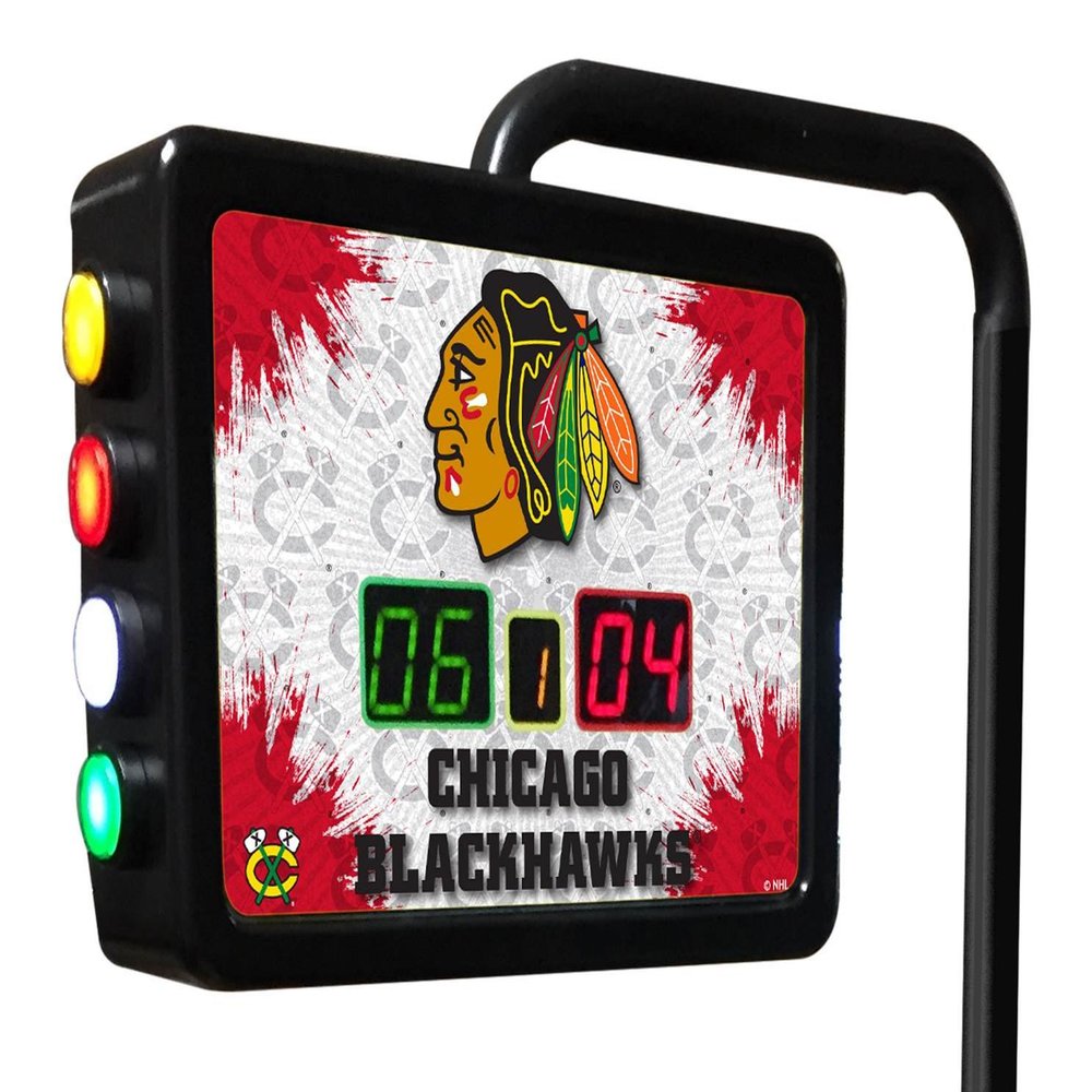 Holland Bar Stool Co. Chicago Blackhawks Electronic Shuffleboard Scoring Unit - Officially Licensed