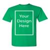 Add Your Own and Text Design Custom Personalized Adult T-Shirt Tee (X Large, Irish Green) view 1
