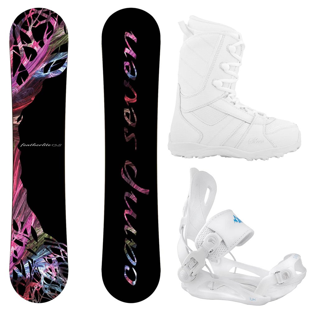 Package-Camp Seven Featherlite Snowboard 138 cm-System Lux Bindings-Siren Lux Women's Snowboard Boots-8