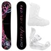 Package-Camp Seven Featherlite Snowboard 138 cm-System Lux Bindings-Siren Lux Women's Snowboard Boots-8 view 1