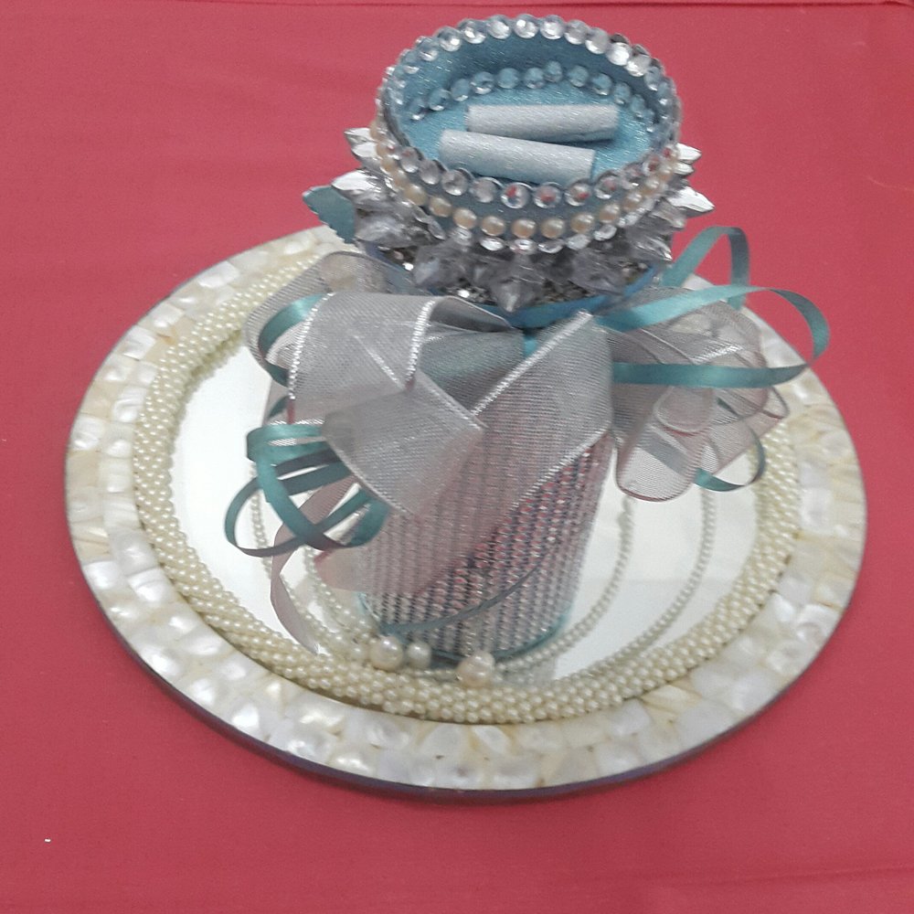 Vasavi Engagement Ring Platter Tray without Rings