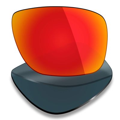 Mryok Polarized Replacement Lenses for Oakley Dispatch 1 OO9090 - Fire Red