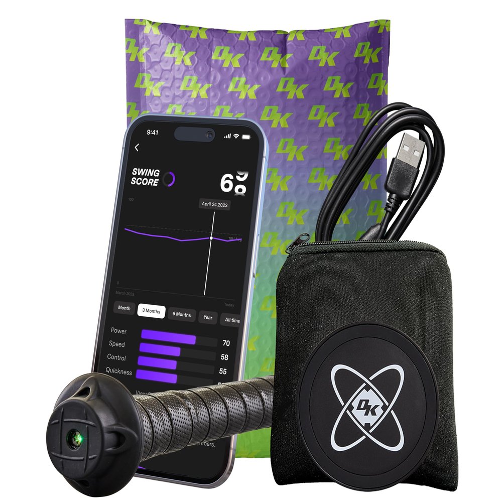 Diamond Kinetics SwingTracker Bat Sensor and Swing Analyzer for Baseball and Softball Ideal for Youth, Teens, and Coaches