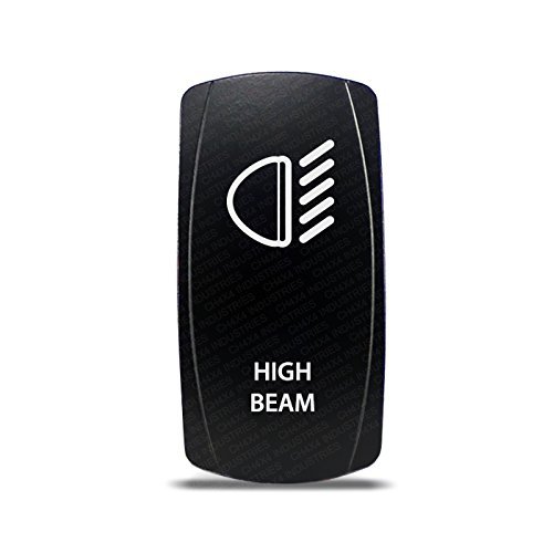 CH4X4 Rocker Switch High Beam Symbol - Amber Led