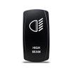 CH4X4 Rocker Switch High Beam Symbol - Amber Led view 1