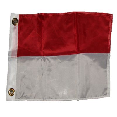 AES 12x18 12"x18" Country of Indonesia Boat Motorcycle Flag Brass Grommets