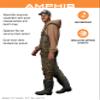 FROGG TOGGS Amphib Neoprene Bootfoot Camo Chest Wader view 2