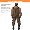 FROGG TOGGS Amphib Neoprene Bootfoot Camo Chest Wader view 3