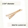 Woodcraft Baseball Bat Billet Hard Maple 2-3/4" X 37" 1-Piece view 3