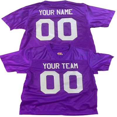 Custom Football Jersey for Men You Design Online in Adult Medium in Purple