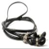 2 PACK SPECIAL Eyeglasses Cords - U.S. CHAIN and LEATHER TONGA Black - De Suave Inc (2) view 1