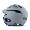 Boombah DEFCON Batting Helmet Sleek Profile Gray/Navy - Size Junior 6 1/4" - 7" view 3