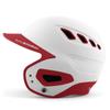 Boombah DEFCON Batting Helmet White/Red - Size Junior 6 1/4" - 7" view 2