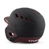 Boombah DEFCON Batting Helmet Black/Maroon - Size Senior 7" - 7 3/4" view 3