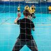 Heavy Duty 1/16'' Handball Goal Nets (White) (Single or Pair)  Professional Quality for Your Handball Court [Net World Sports] (Pair of Nets) view 2