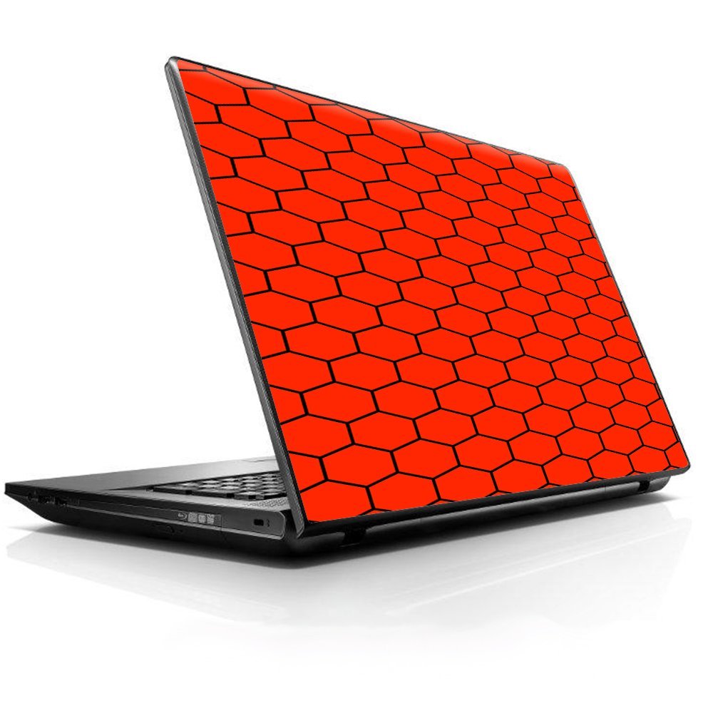 15 15.6 inch Laptop Notebook Skin Vinyl Sticker Cover Decal Fits 13.3" 14" 15.6" 16" HP Lenovo Apple Mac Dell Compaq Asus Acer/Red Honeycomb Ocatagon