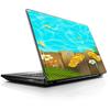 15 15.6 inch Laptop Notebook Skin Vinyl Sticker Cover Decal Fits 13.3" 14" 15.6" 16" HP Lenovo Apple Mac Dell Compaq Asus Acer/Flip Flops and Fish Summer view 1