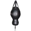 Bestzo Dummy Punching Body Bag - Wide Cylinder Hanging Stripes Black -40 Inch view 1
