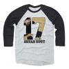 500 LEVEL Bryan Rust Tee Shirt (Baseball Tee, XXX-Large, Black/Ash) - Pittsburgh Raglan Tee - Bryan Rust Game D view 1