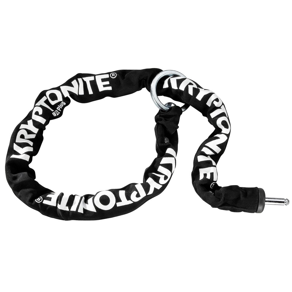 Kryptonite 512 Plug-in Chain for use with Kryptonite Ring Lock: 5mm Chain Links, 120cm Long, Frame Lock, Ebike
