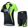 Kids Cycling Jersey Set Short Sleeve Cartoon Bike Jersey Set, (Short Sleeve Jersey + Padded Shorts) view 1