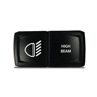 CH4X4 Rocker Switch V2 High Beam Symbol - Horizontal - Blue Led