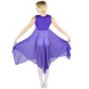 Danzcue Womens Dance Worship Pullover Vest Praise Dance Tunic for Women, Deep Purple, XX-Large-3X-Large view 4