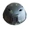 DLP Lightweight Tactical Bump Helmet - ImpaX Pro - High Cut OPS Core Military Combat Airsoft Helmet - MICH ACH - Integrated NVG Mount and ARC Rails  Worm Dial Fit (CP Black) view 4