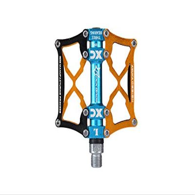 ROCKBROS Cycle BMX MTB Road Bike Aluminum Alloy 9/16'' Spindle Platform Pedal JT201612VG Gold