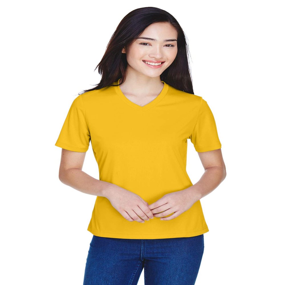 Team 365 Ladies' Zone Performance T-Shirt XS SP ATHLETIC GOLD