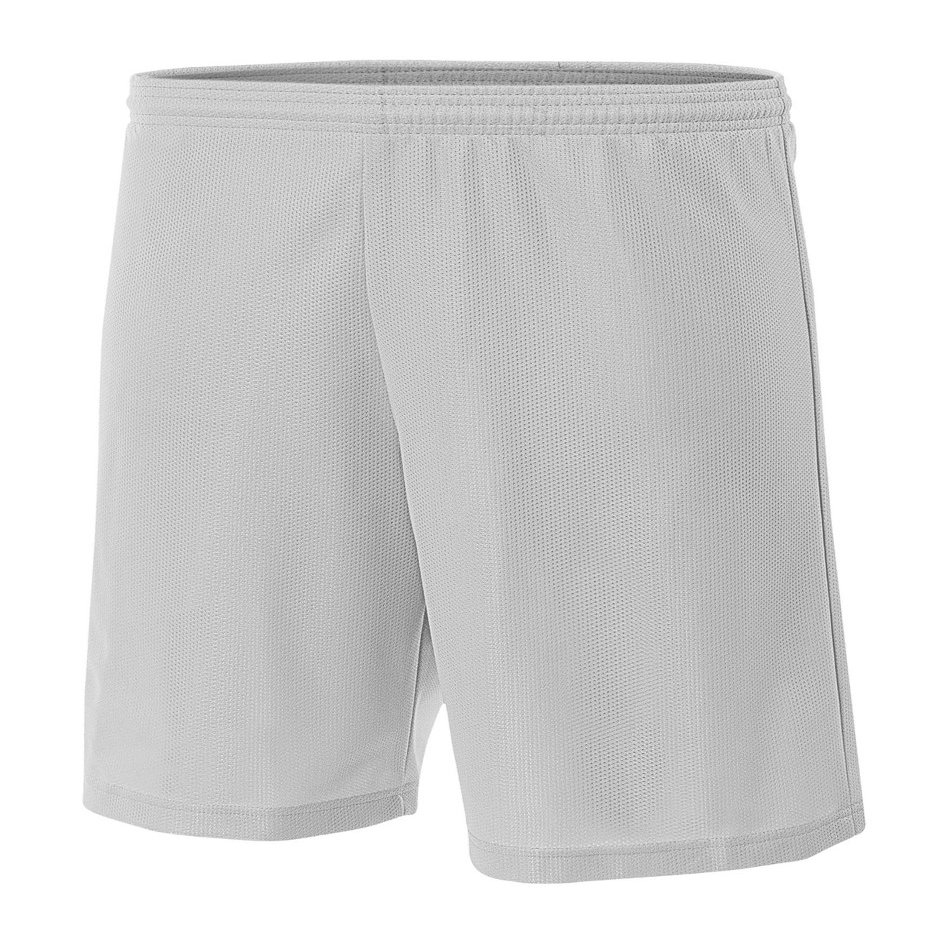 A4 NB5244 Lined Micromesh Short, Silver, XX-Small