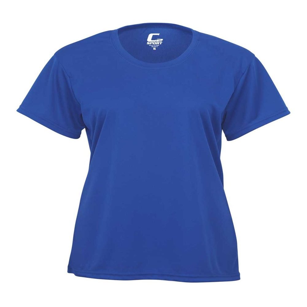 Badger Sport C2 Royal Blue Ladies 2XL Short Sleeve Wicking Tee