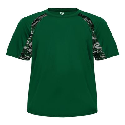Badger Sport Forrest Green Digi-Camo Adult XX-Large Short Sleeve