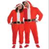 Cozy Red Santa Zipster Costume - Adult L/XL (1 Pc.) - Dazzling Festive Style & Comfort - Premium Quality & Unique Design - Ideal for Christmas Costume view 1