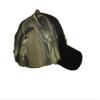 AES Born to Fish Forced to Work Fishing Black Face Camouflage Embroidered Cap Hat view 2
