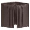 Bullz Genuine Cow Nappa leather 16 Credit Card Holder -Double Flap Out 2 ID Window Thick European Hipster Bifold wallets for men Brown view 1
