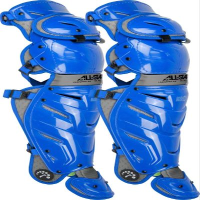 All Star System Seven Axis Baseball Catcher's 16.5"""" Leg Guards