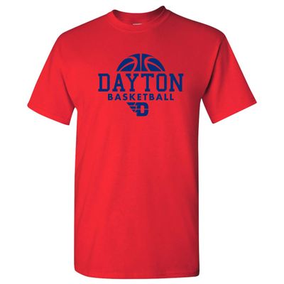 UGP Campus Apparel Dayton Flyers Basketball Hype Mens T-Shirt - X-Large - Red