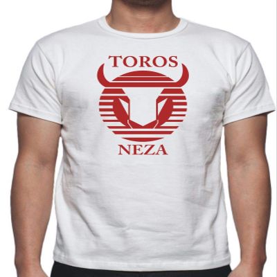ARZA TOROS NEZA T-Shirt for Men's Color White 100% Cotton (X-Large)