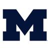 UGP Campus Apparel AL02 Michigan Wolverines Primary Logo Long Sleeve T Shirt Medium - White view 2