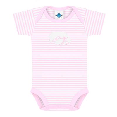 Creative Knitwear College Baby NCAA Infant Striped Bodysuit