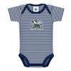 Notre Dame University Leprecaun Striped Newborn Baby Bodysuit Navy 0-3 Months view 1