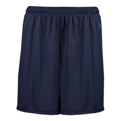 Badger Sport Navy 7" Youth Medium Athletic B-Core Pocketed Shorts