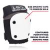 187 Killer Pads Fly Knee Pad, Grey/White, Medium view 3