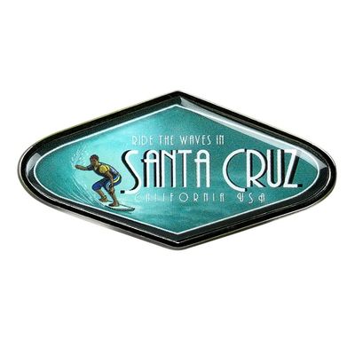 Collectible Novelty Pin for Backpack, Scarf - Made From Jeweler Class Metal - Spartan and the Green Egg Explorer Pin Series: Santa Cruz - California, USA (2)