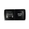 CH4X4 Rocker Switch V2 Engine Light Symbol - Horizontal - While Led view 1