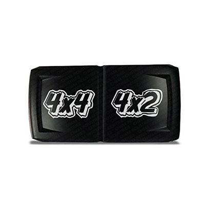 CH4X4 Rocker Switch V2 4X4 Symbol - Horizontal - Amber Led