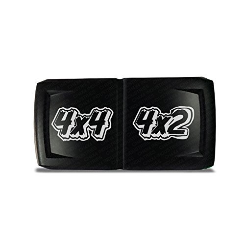 CH4X4 Rocker Switch V2 4X4 Symbol - Horizontal - Amber Led