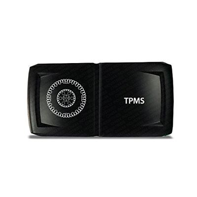 CH4X4 Rocker Switch V2 TPMS Symbol 2 - Horizontal - While Led