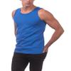 Pro Club Men's Comfort Cotton Tank Top, Royal Blue, 3X-Large view 3